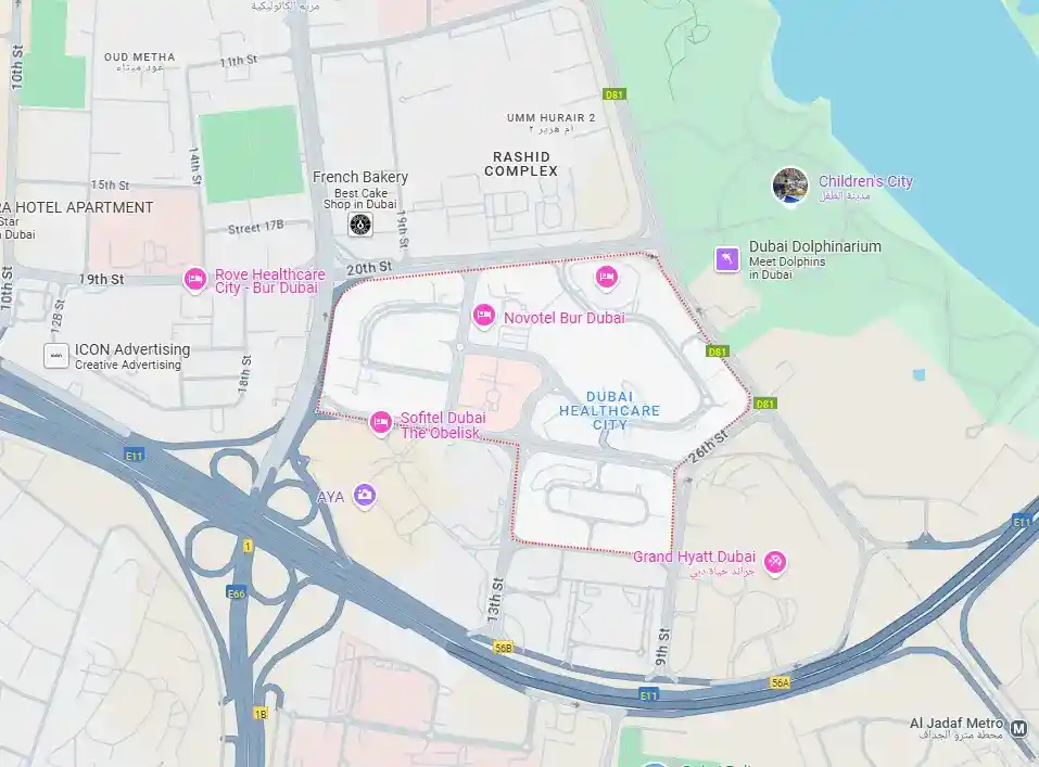 Masterplan of Dubai Healthcare City