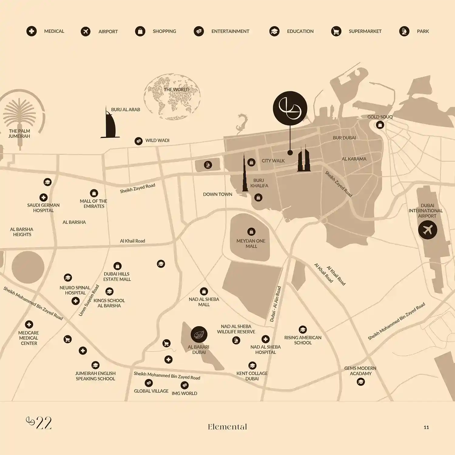 elemental-22-location-map
