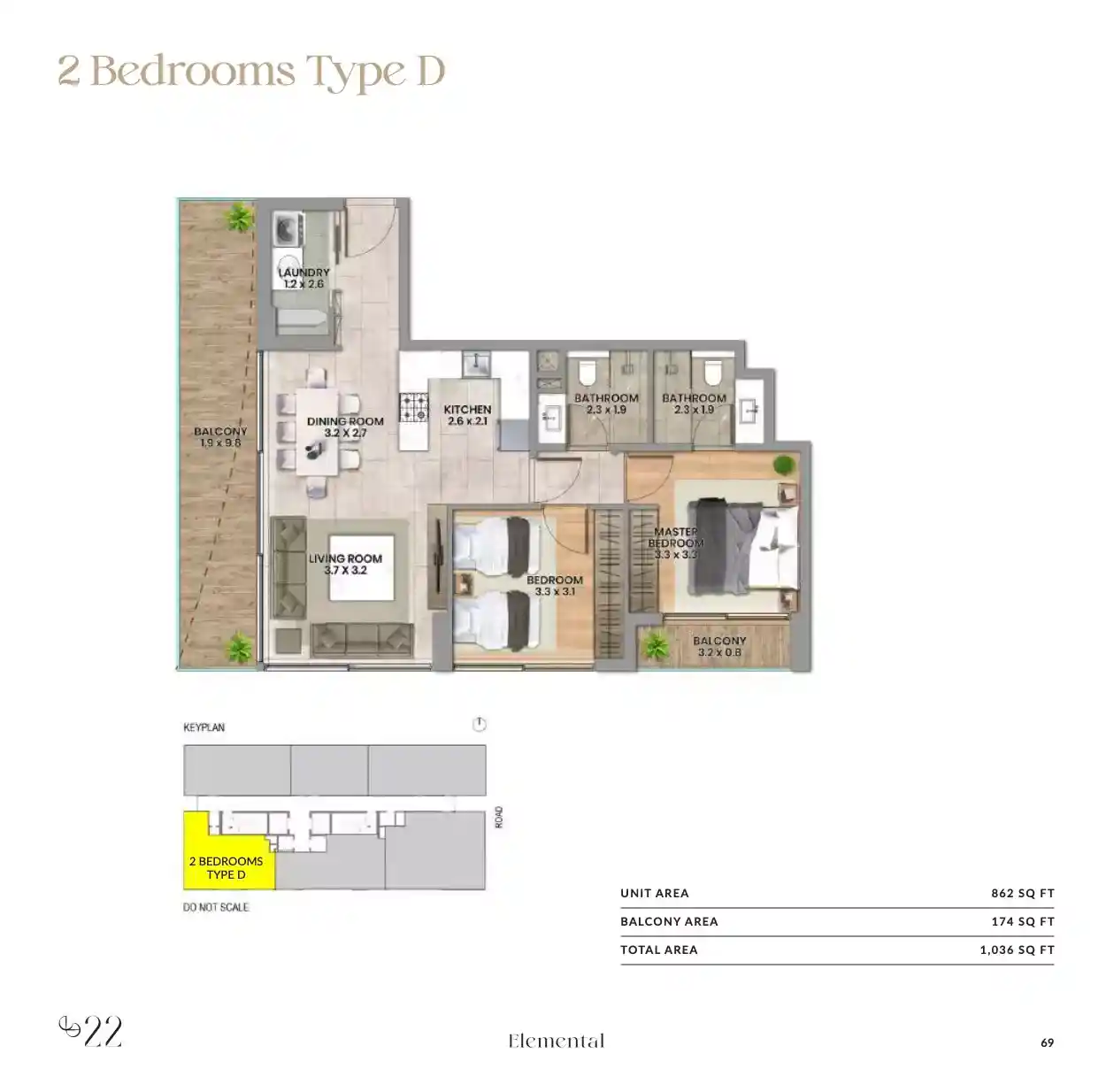 2 Bedroom	