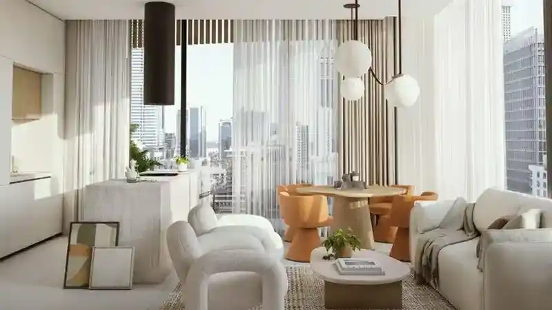 Elemental 22 Kitchen & Living Area