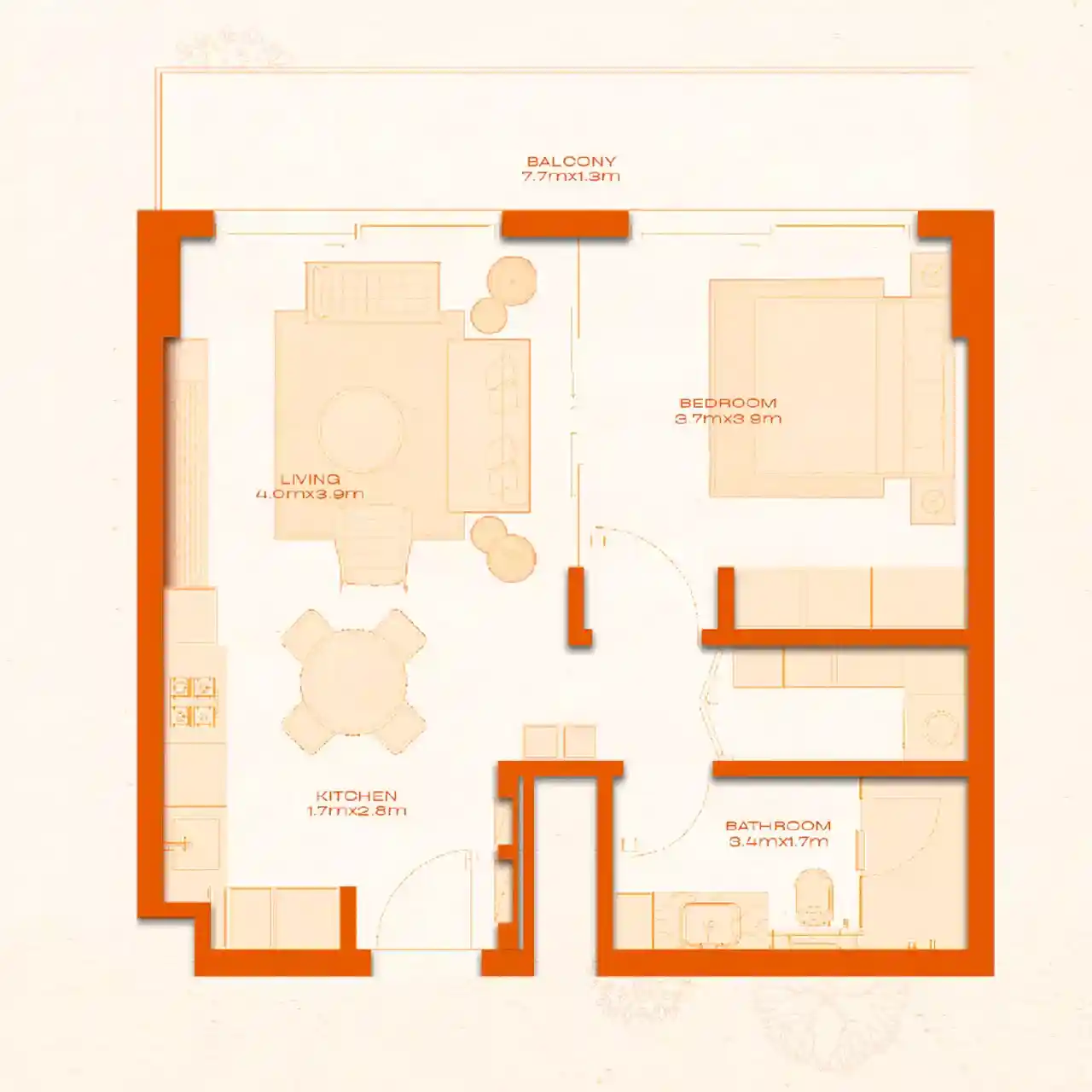 1 Bedroom	