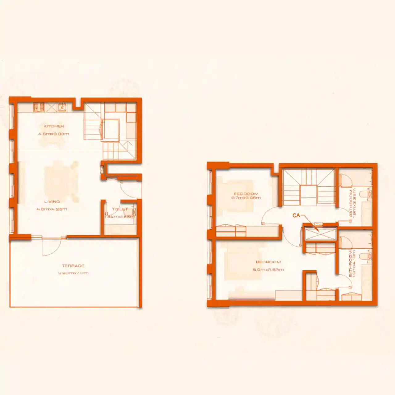 2 Bedroom	