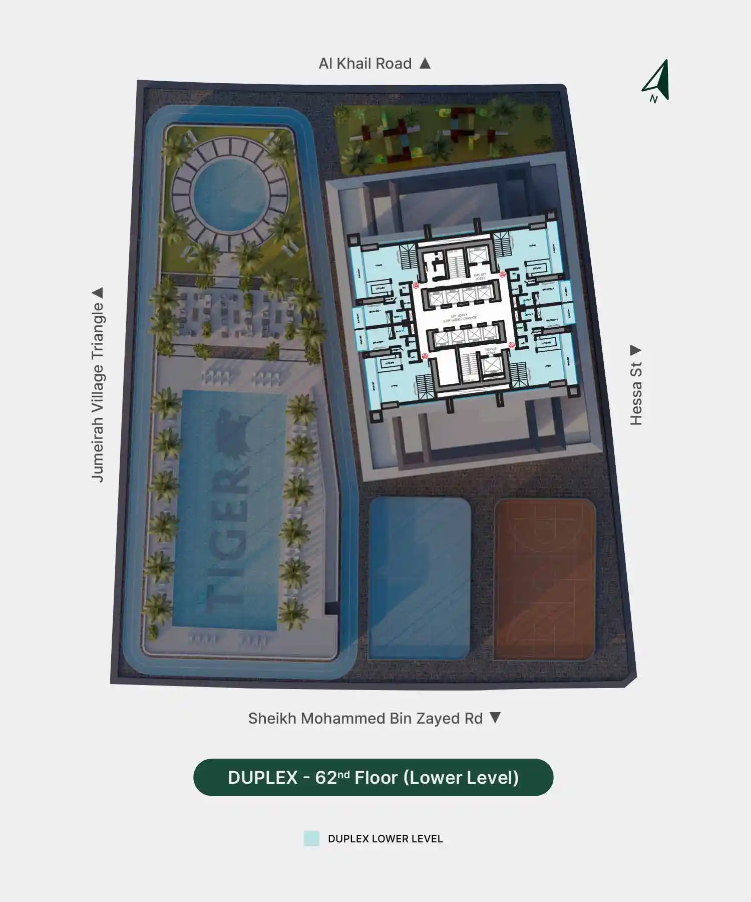 DUPLEX-62nd Floor (Lower Level)	