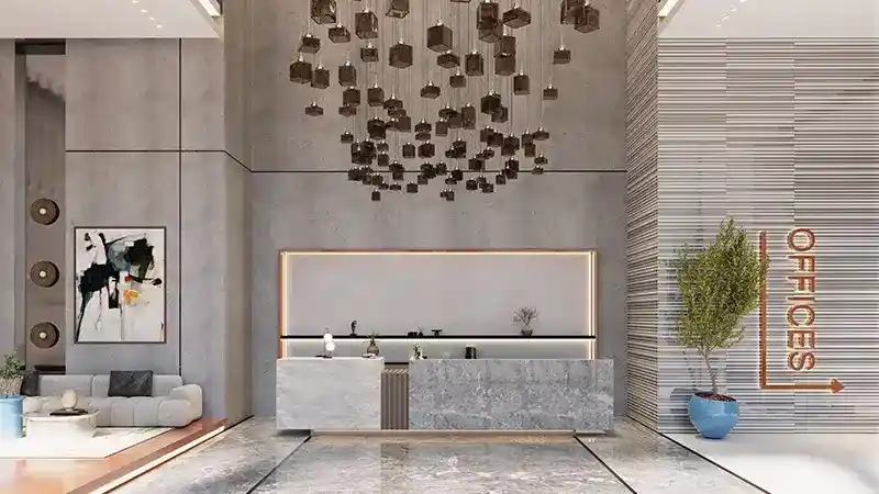 Samana Business Park Reception Area