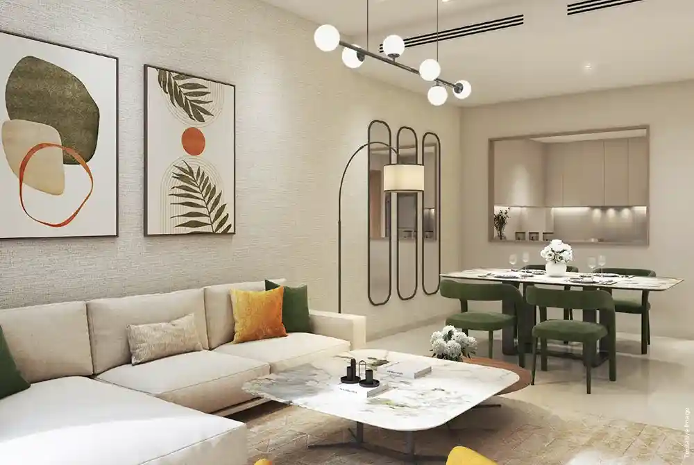 DAMAC Royal 3 living room