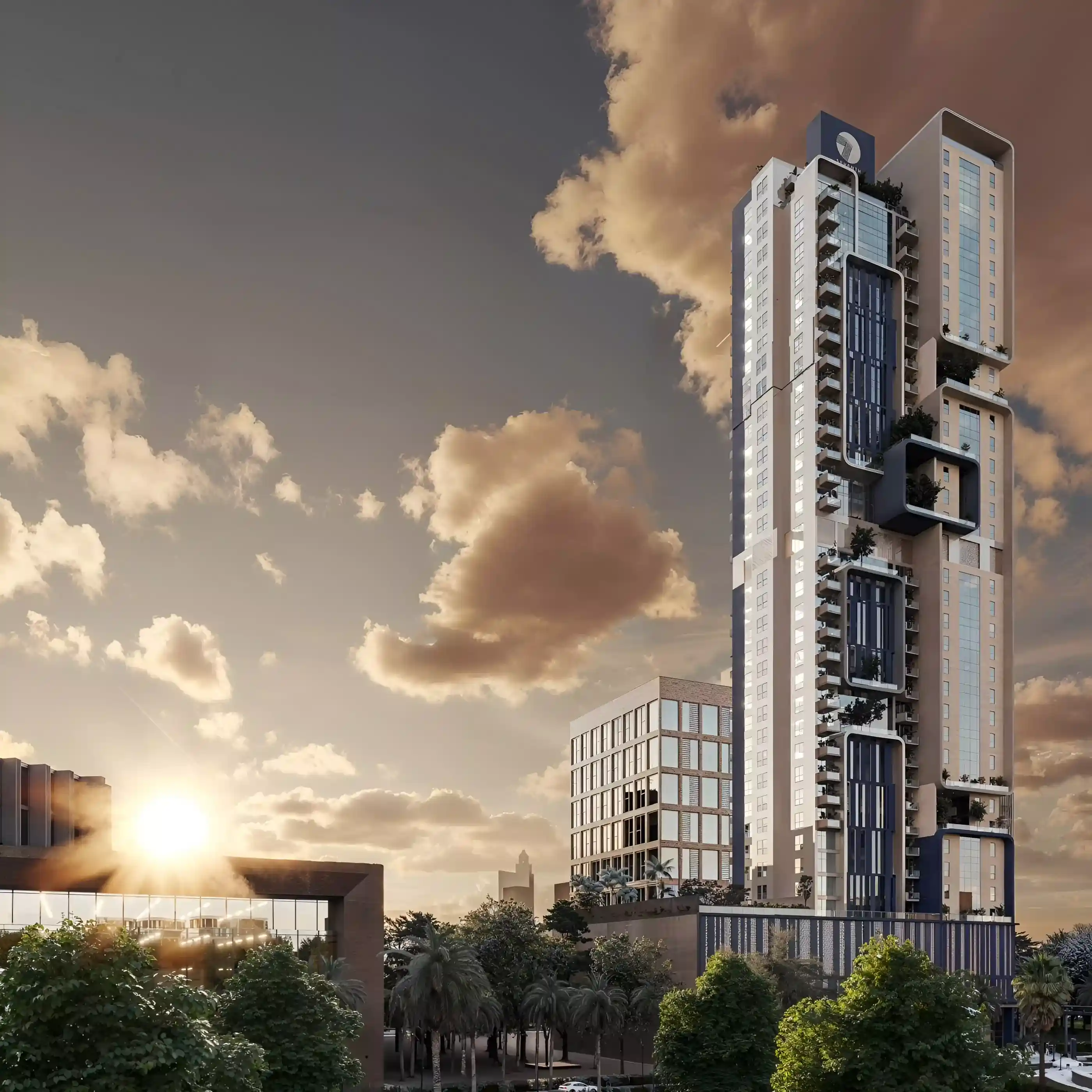 Nexara Tower Exterior