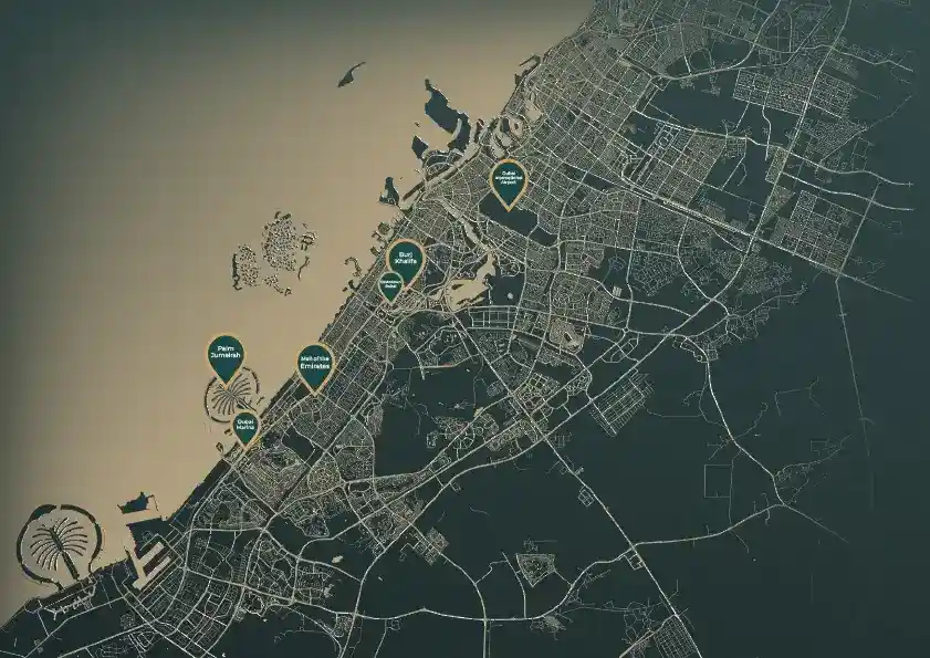 Location of Berkeley Square Apartment