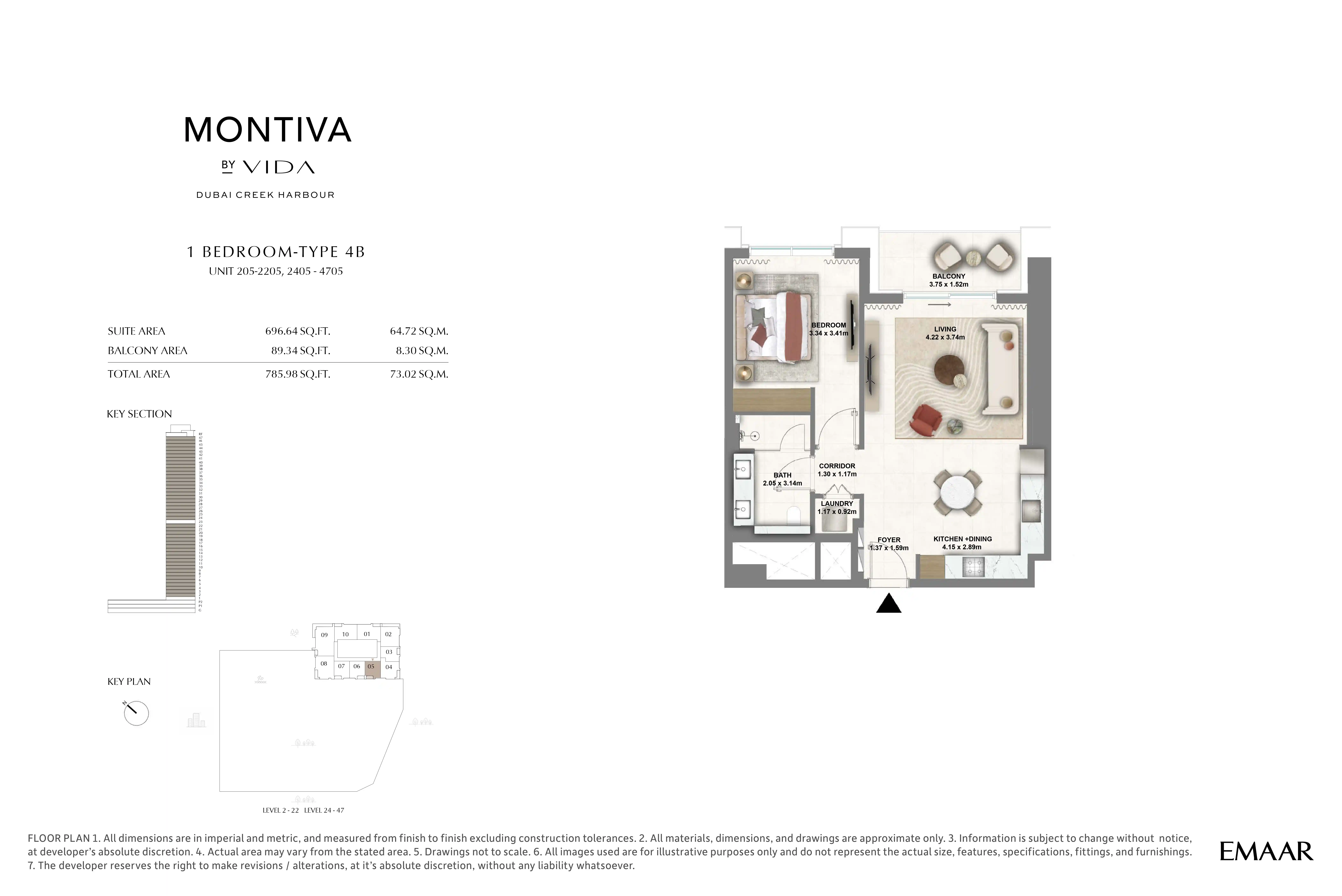 UNIT 205-2205, 2405-4705