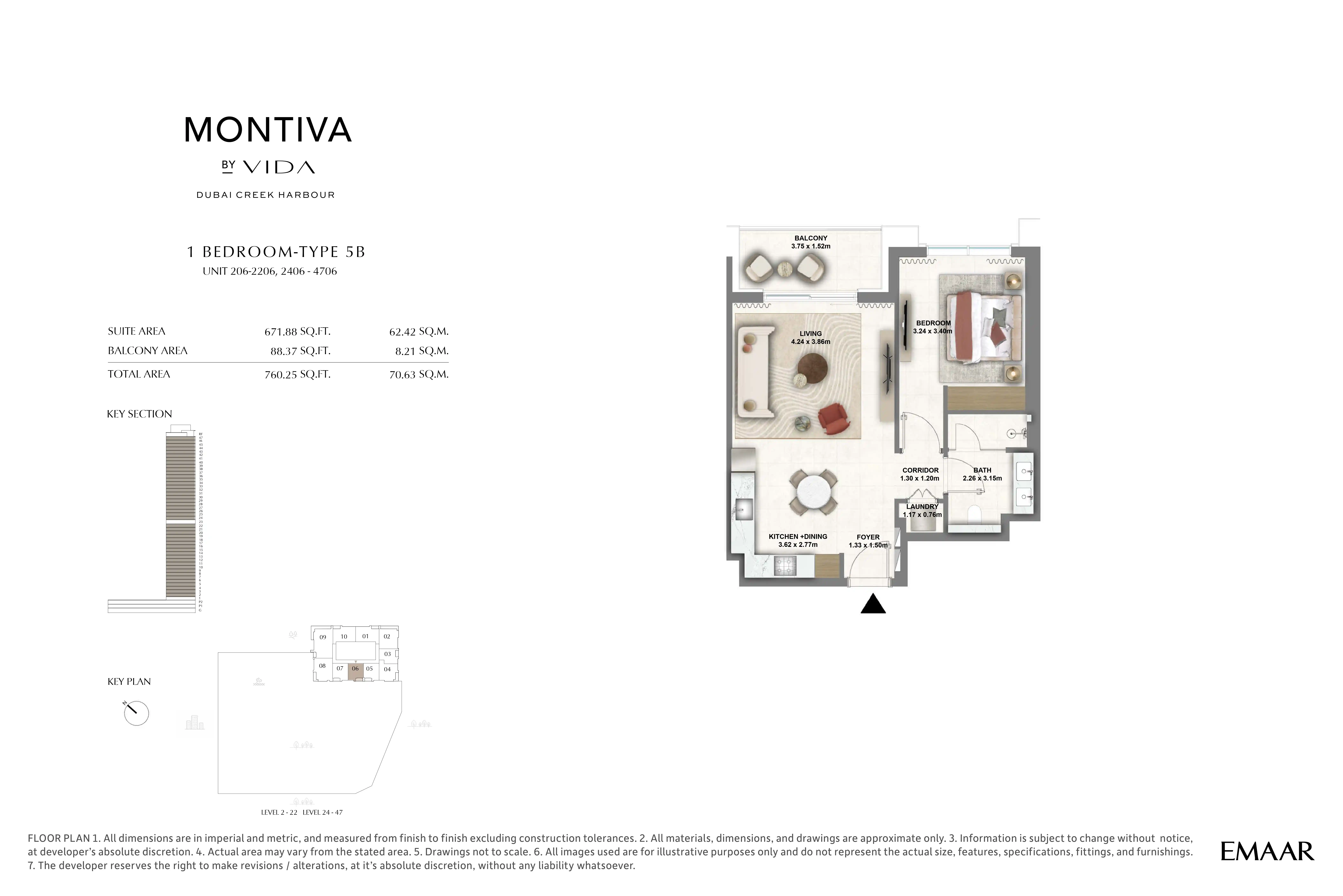 UNIT 206-2206, 2406-4706