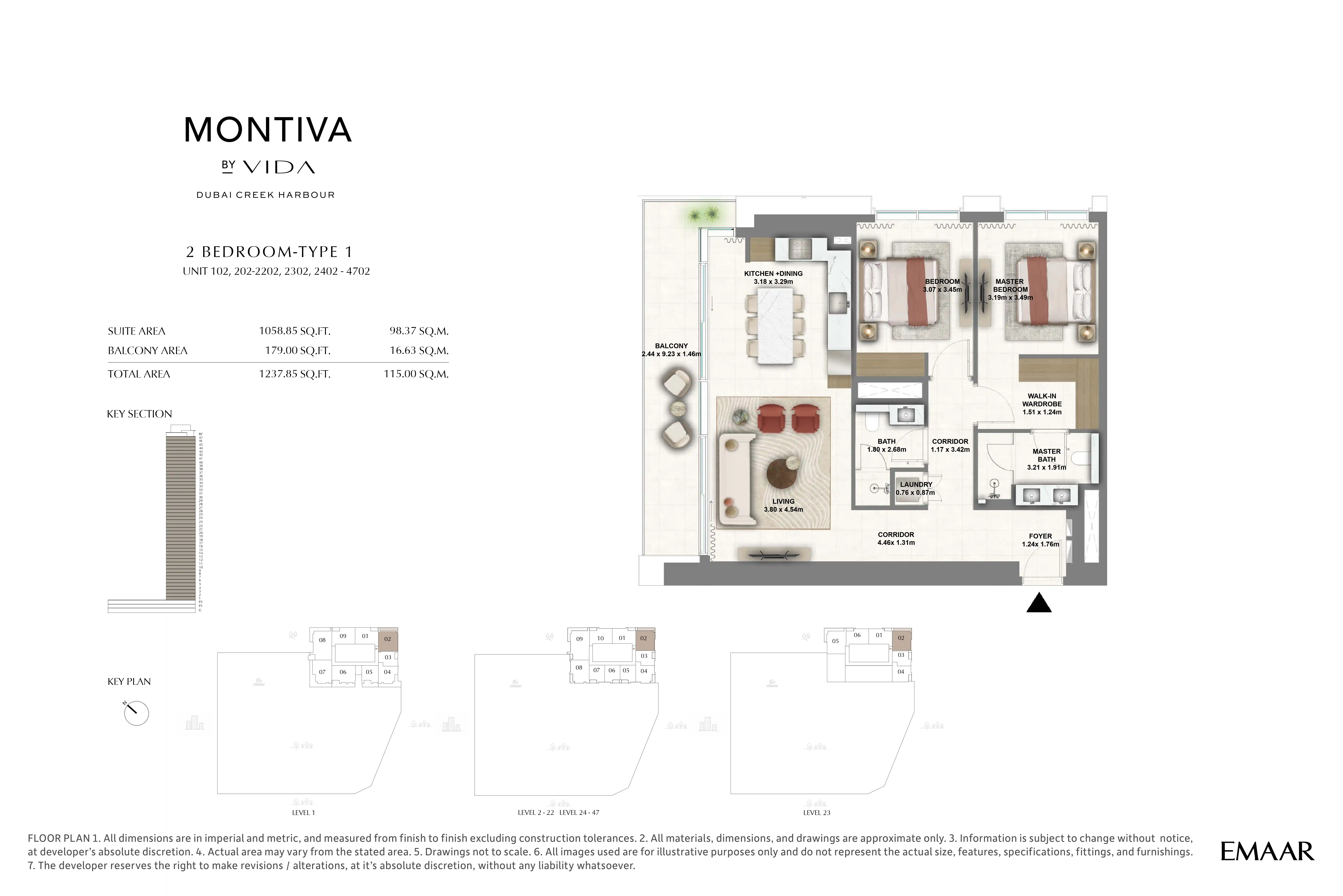 UNIT 102, 202-2202, 2302, 2402-4702