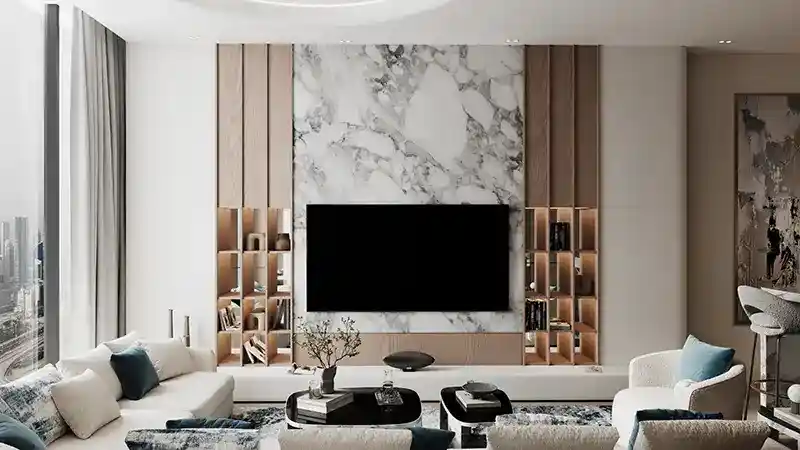 Binghatti Circle Living Room