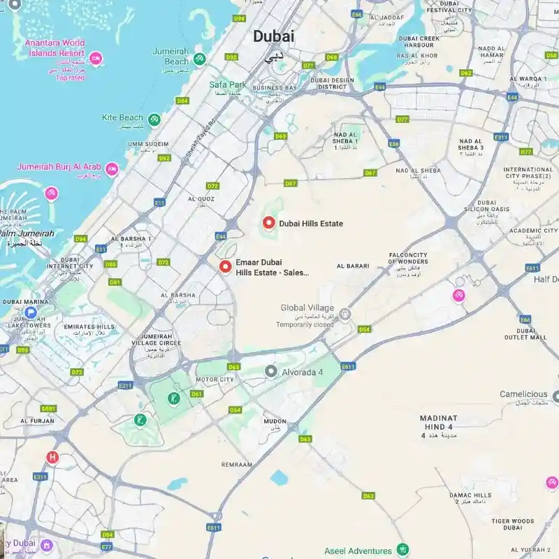 Masterplan Palace Residences Hillside A