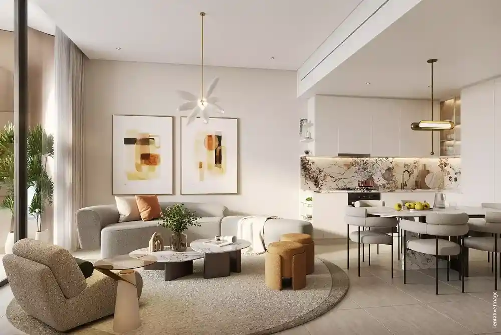 Address Fountain Views Kiving Room