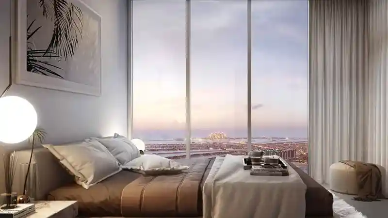 Emaar Beach Vista Master Bedroom