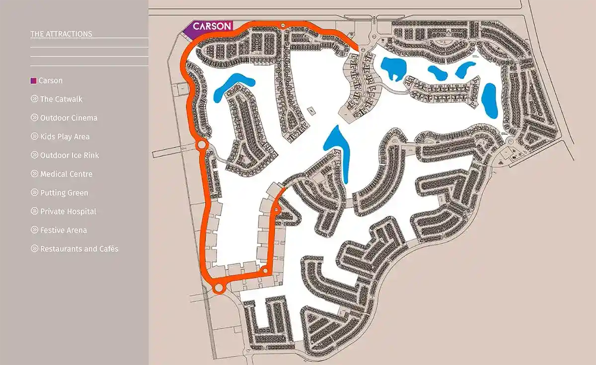 Masterplan of Carson Towers