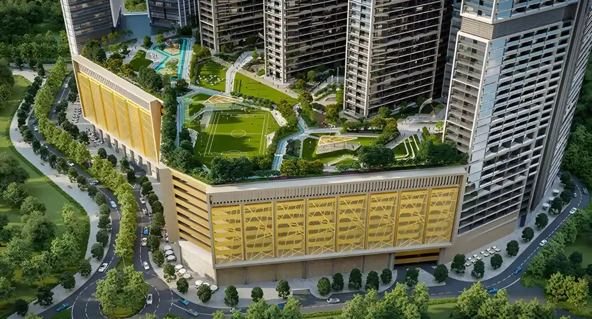 Sobha Central Phase 1 Airial View