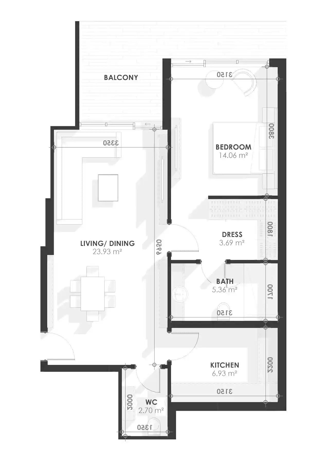 1 Bedroom	