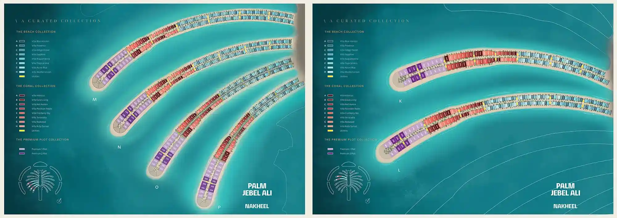 MasterPlan of Coral Collection Villas