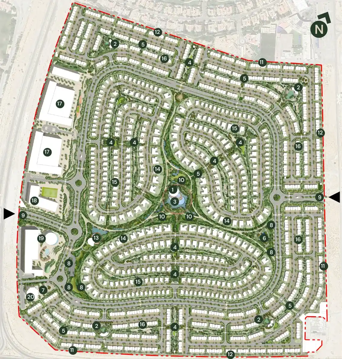 MasterPlan of Haven Aldar 