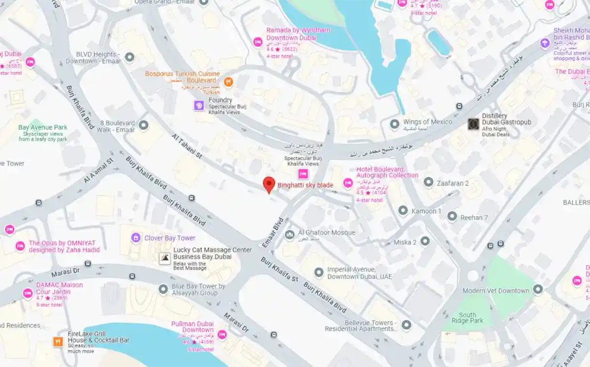 Master Plan of Binghatti Skyblade 