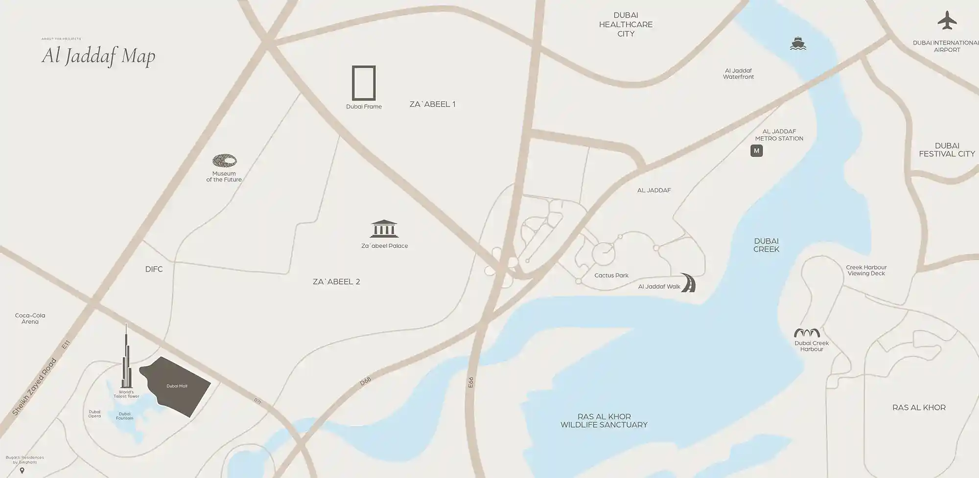 Master Plan of Binghatti Pinnacle