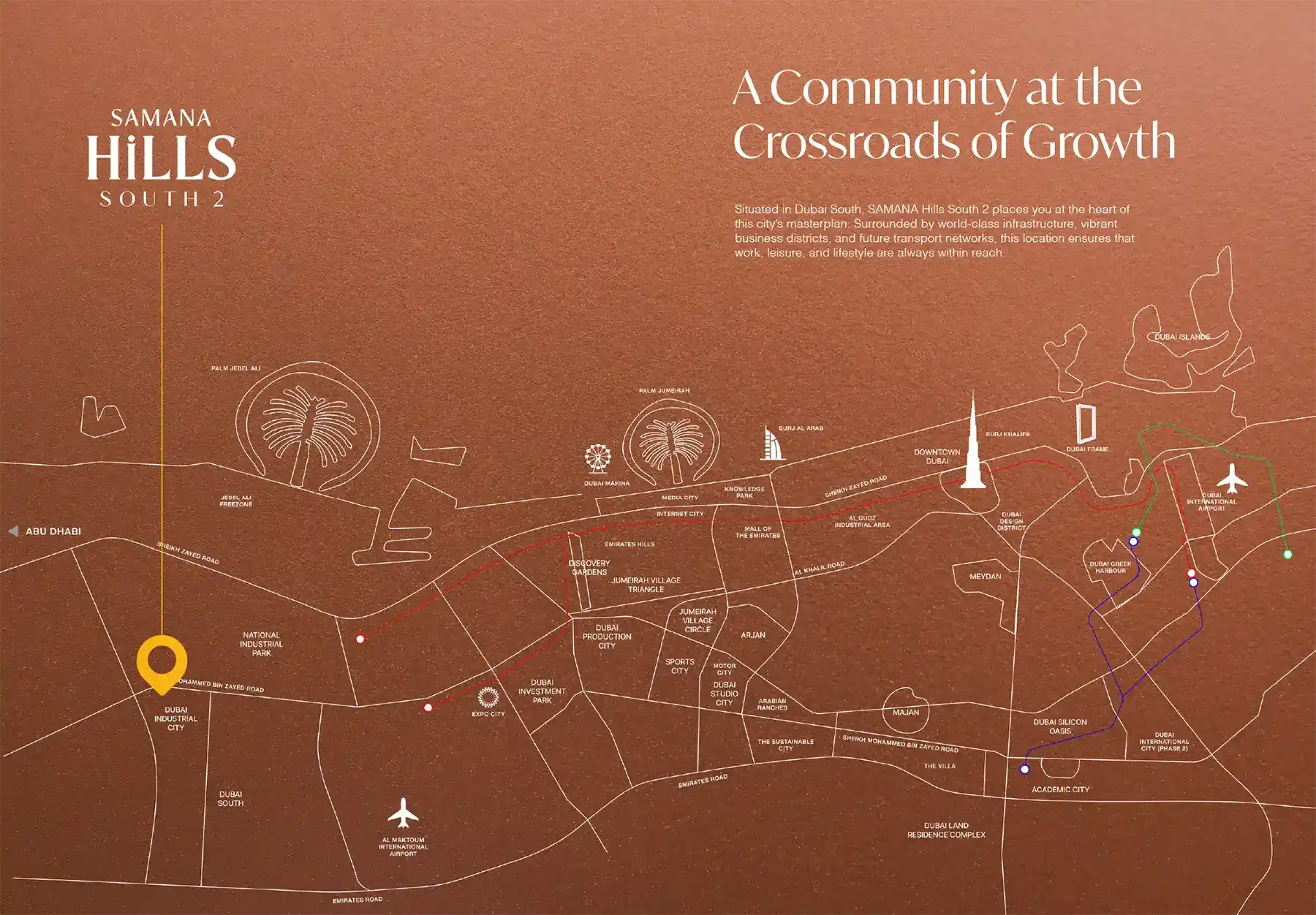 Masterplan of Samana Hills South 2 