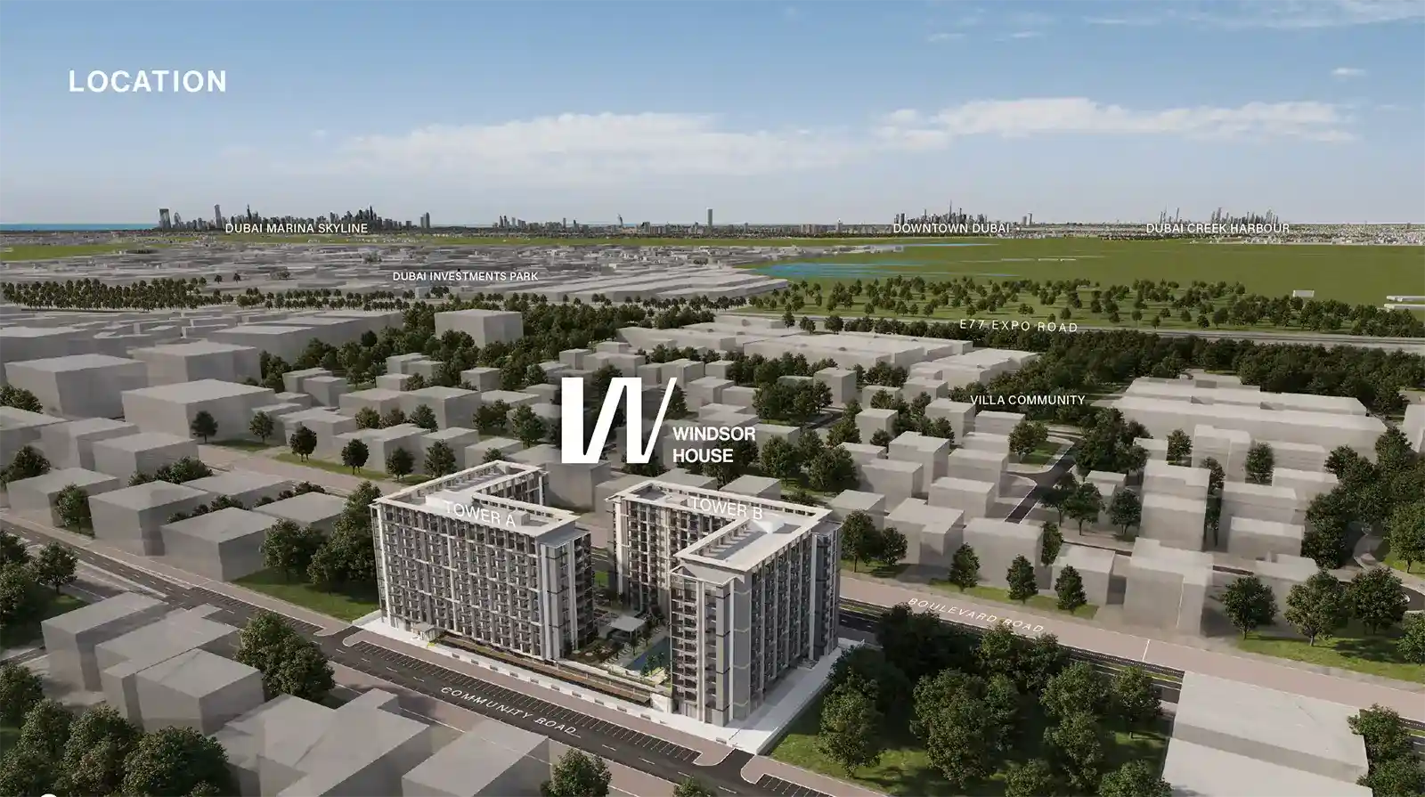 Location of Windsor House