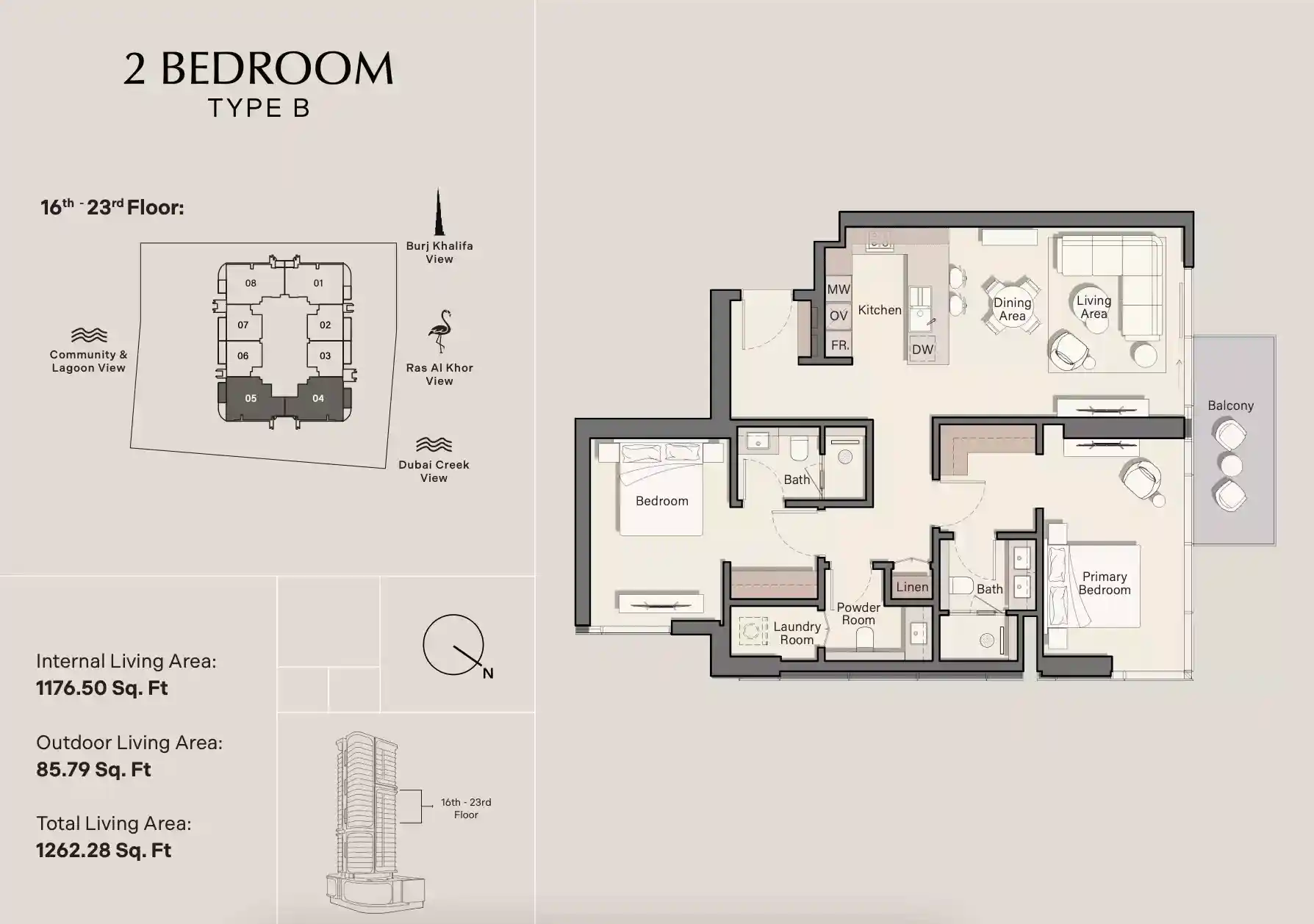 2 Bedroom	