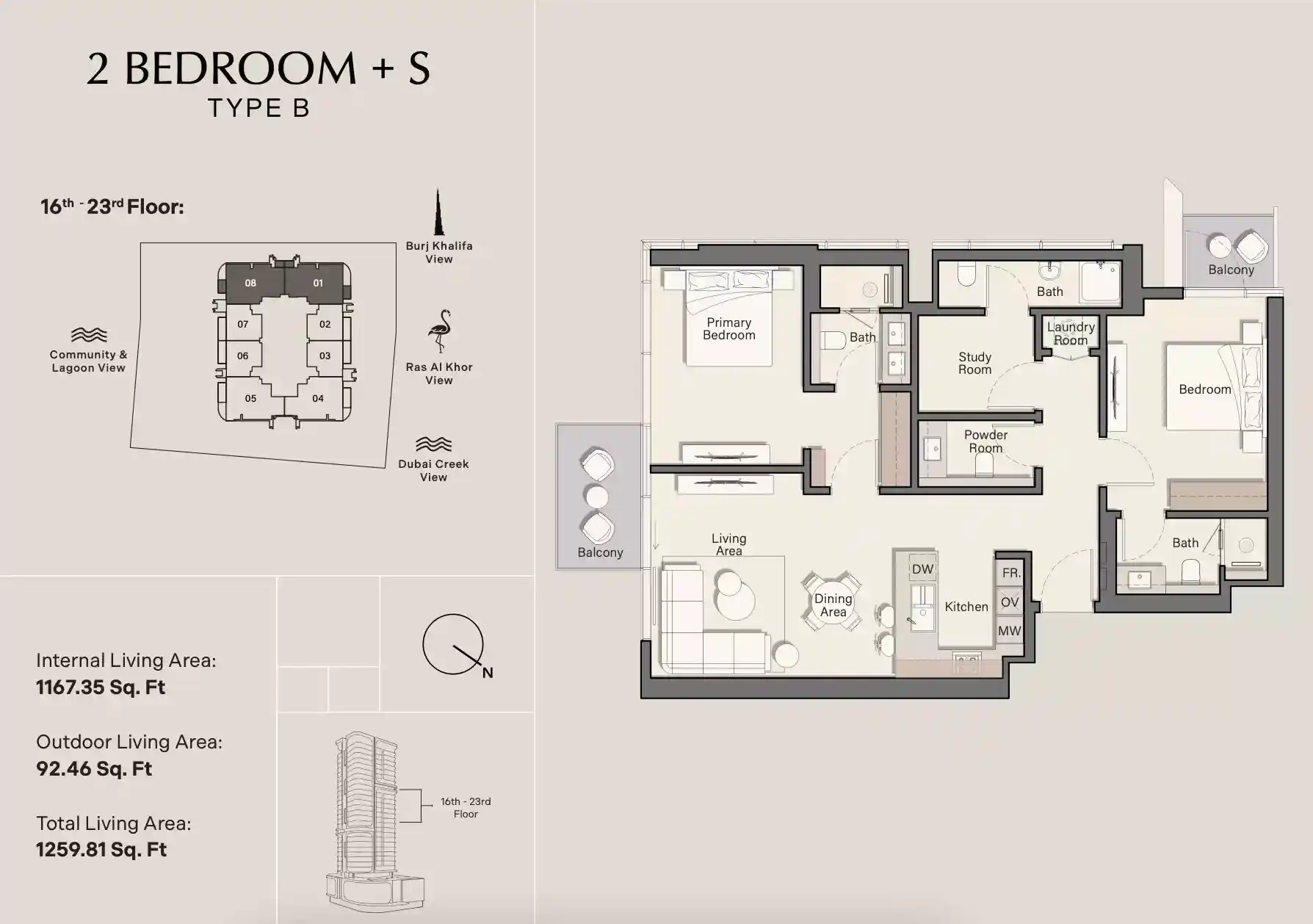 2 Bedroom	