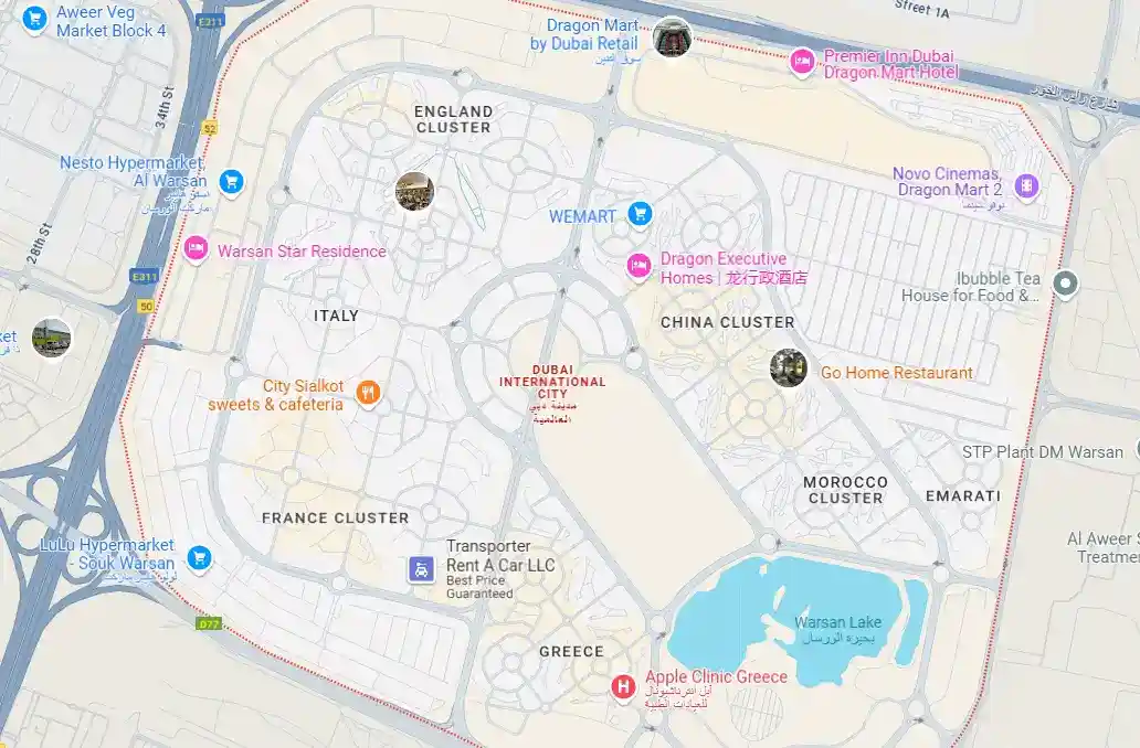 Location of Ventana Residences