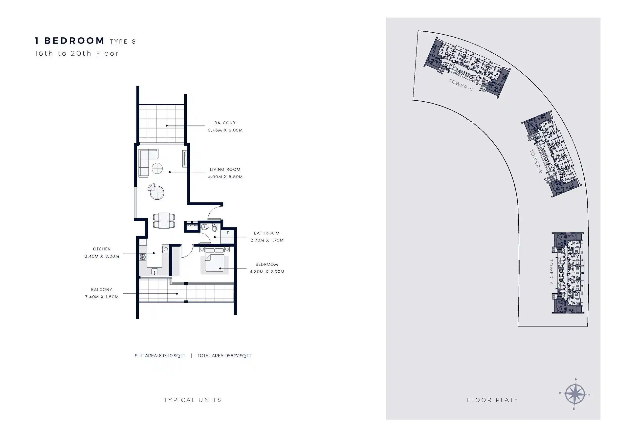 16th To 20th Floor (Type 4)