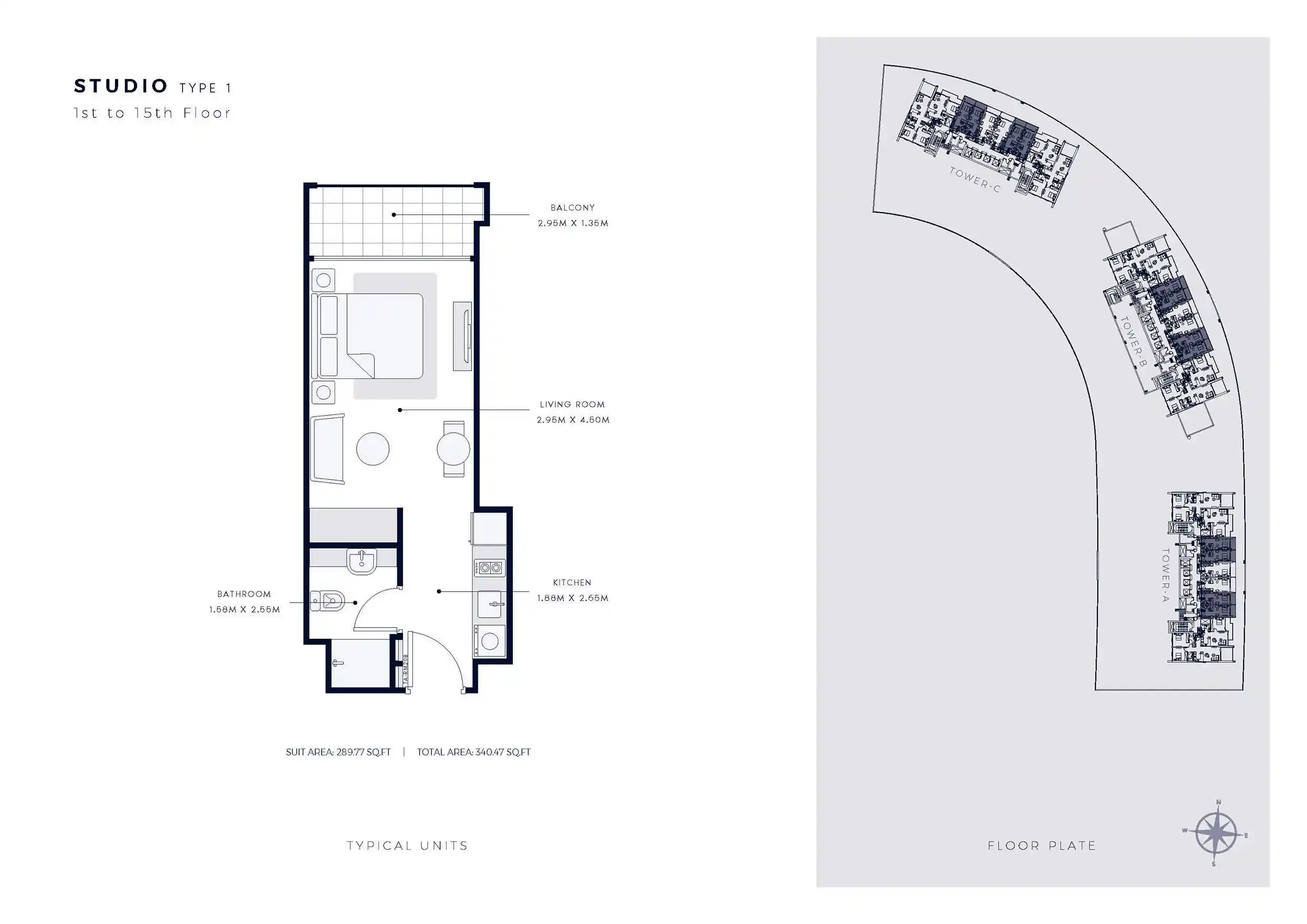 1st To 15th Floor (Type 1)