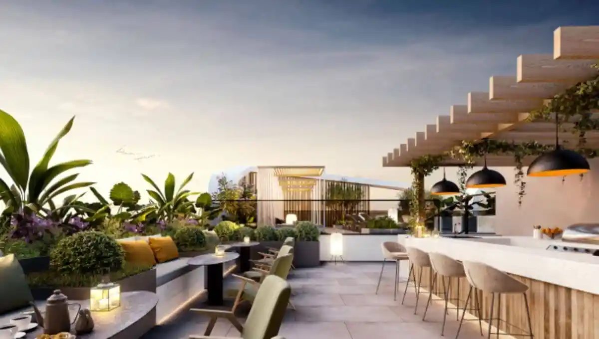 Weybridge Gardens 5 BBQ Area