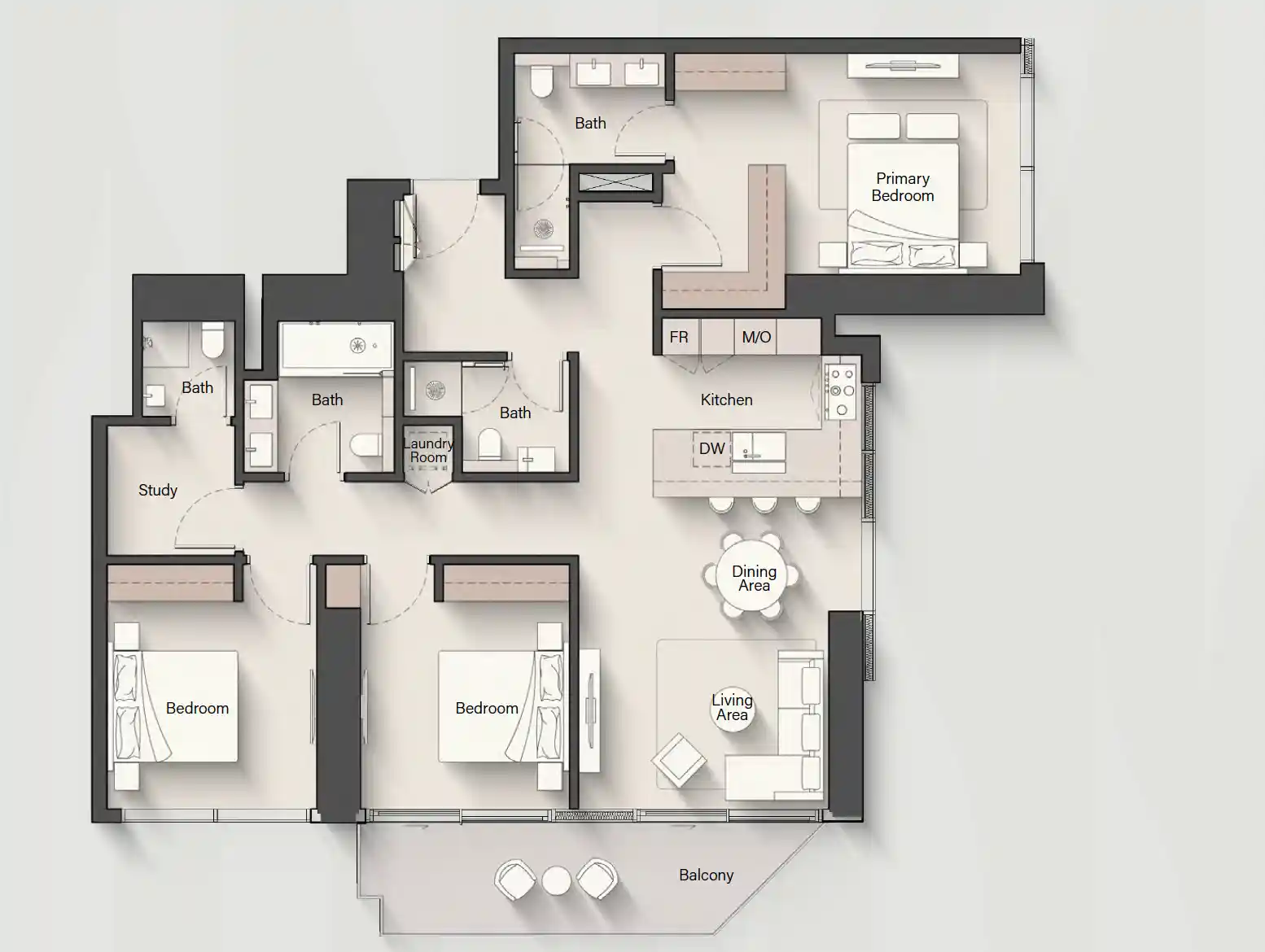 3 Bedroom	