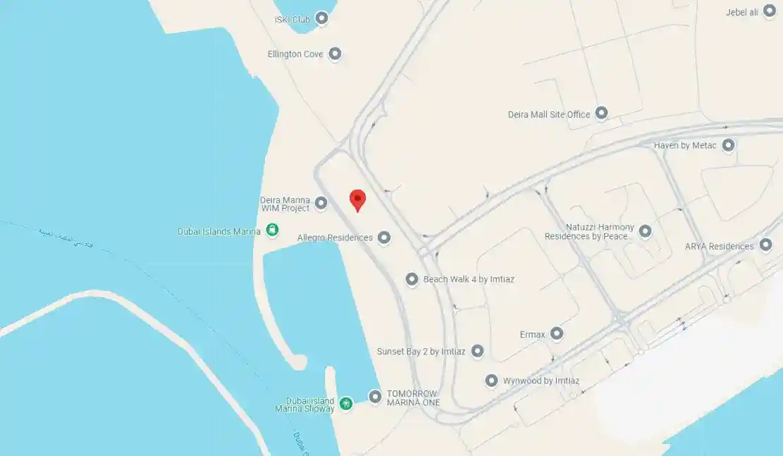 Location of Blue Marina Residence