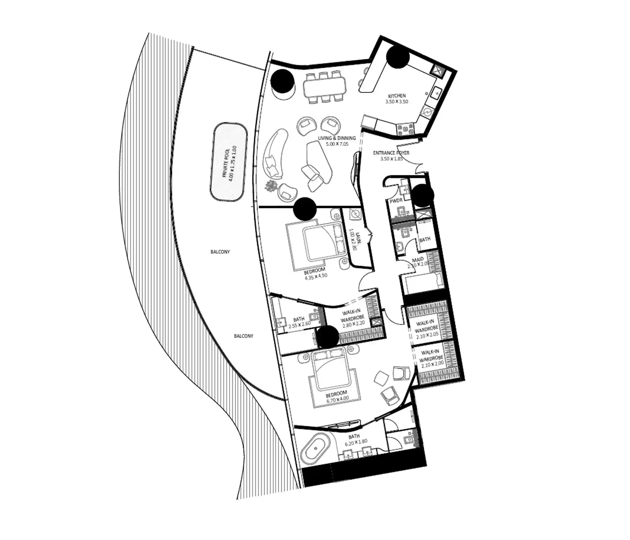 2 Bedroom	