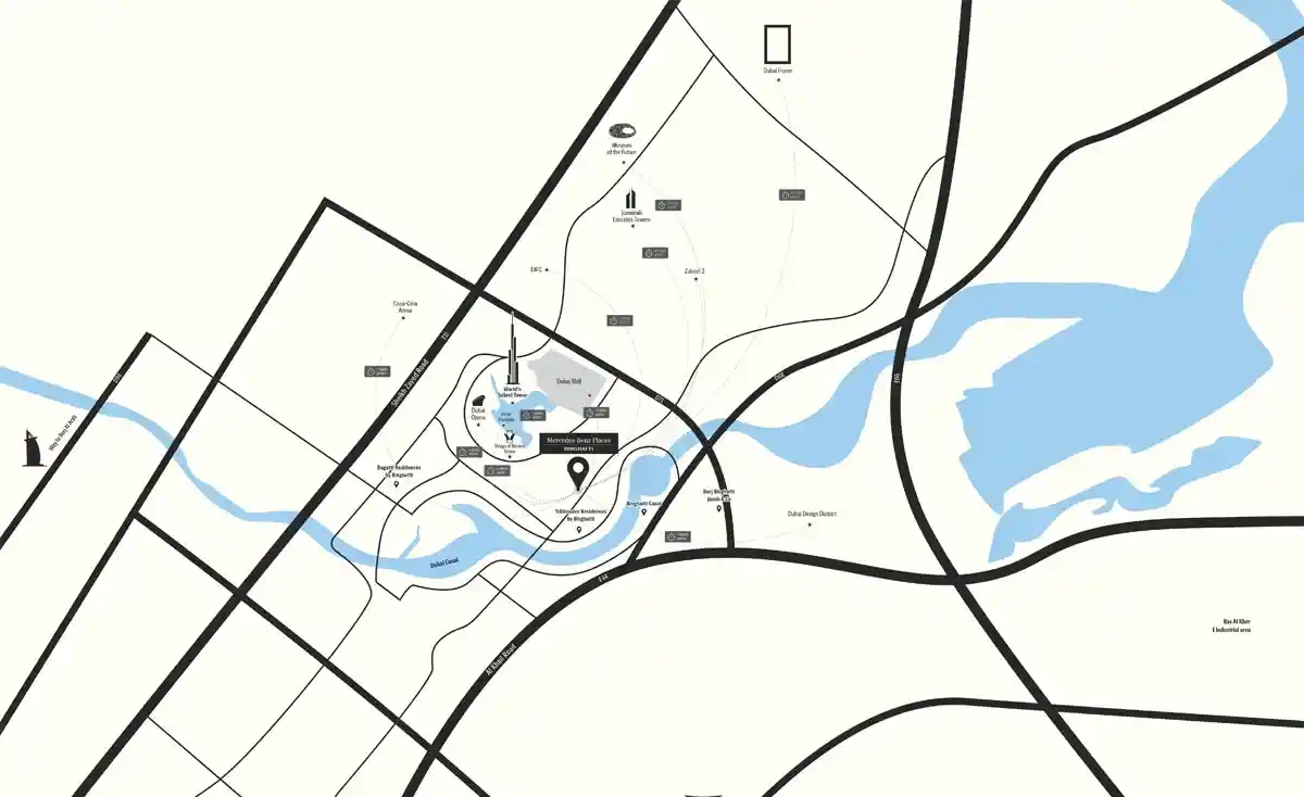 Master Plan of Mercedes-Benz Places