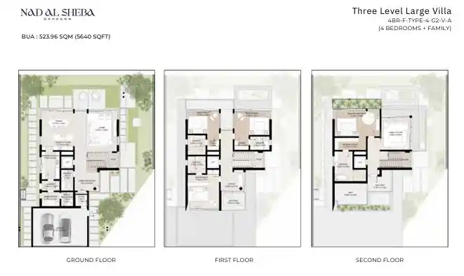 Three Level Large Villa, BR-F-Type-4-G2-V-A