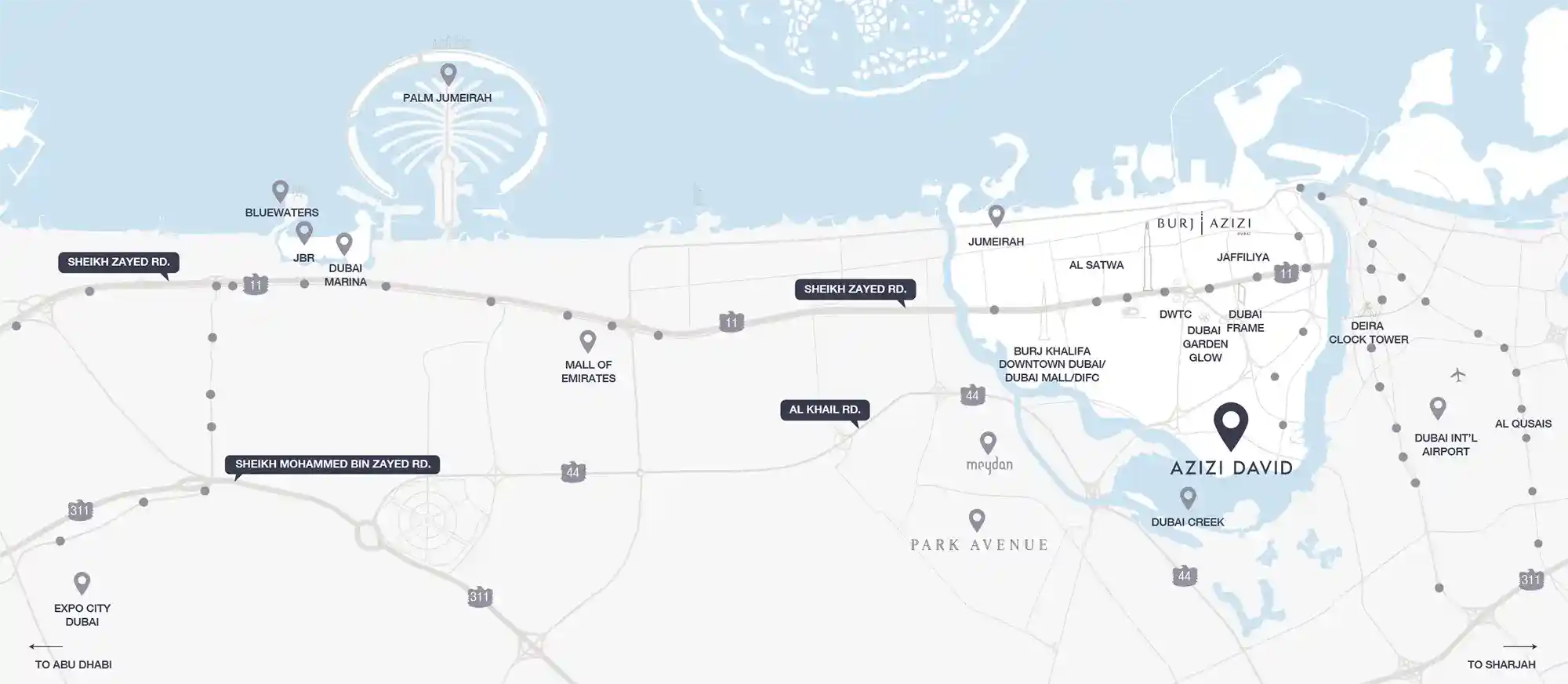 azizi-david-location-map