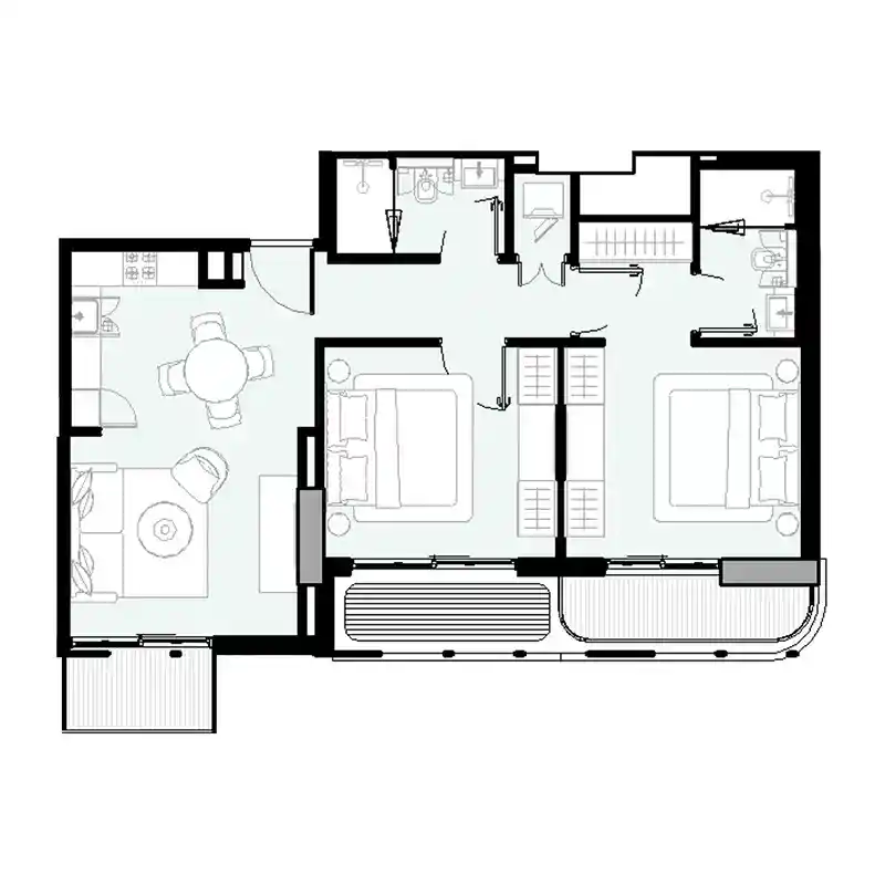 3 Bedroom	