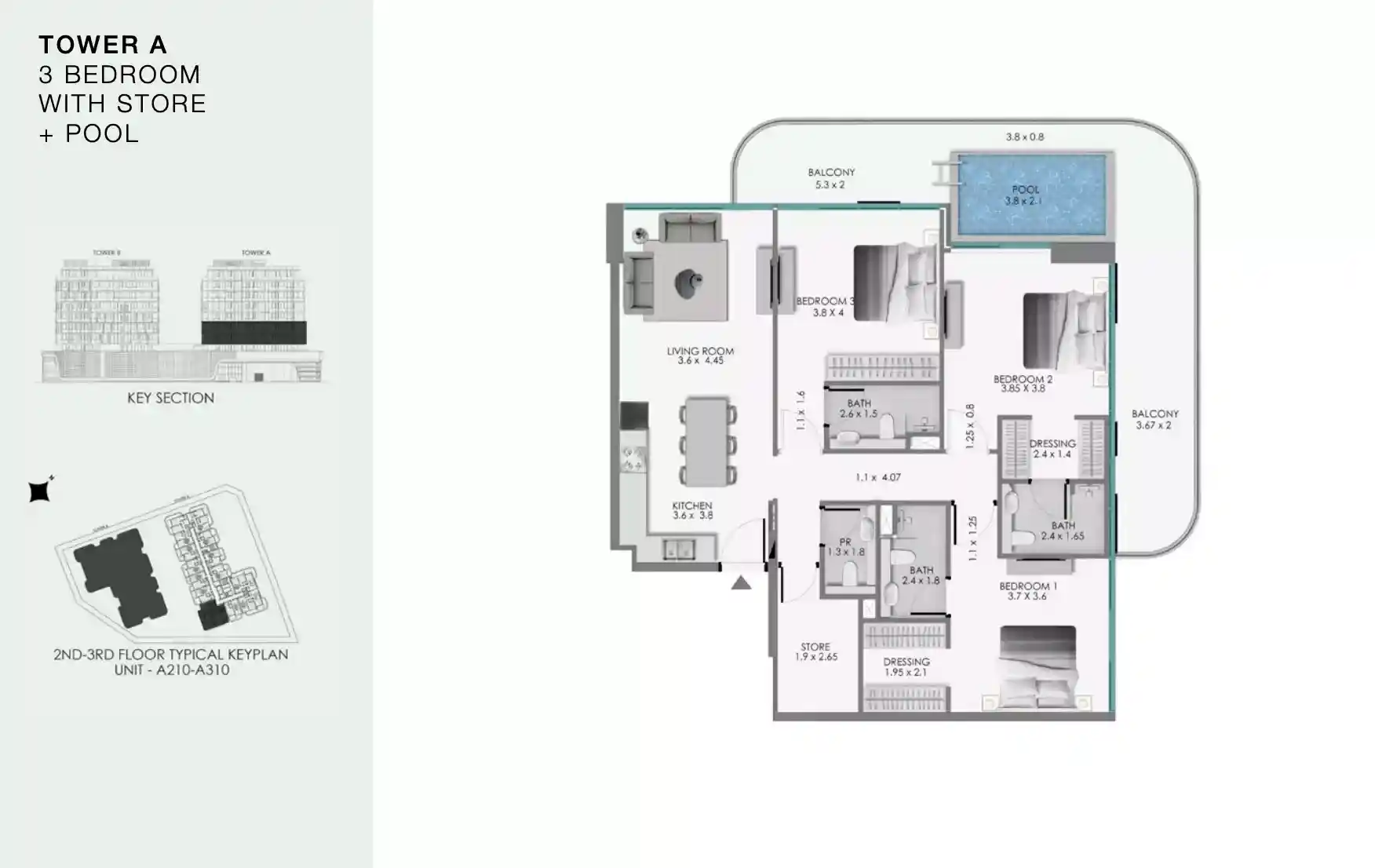 2 Bedroom	