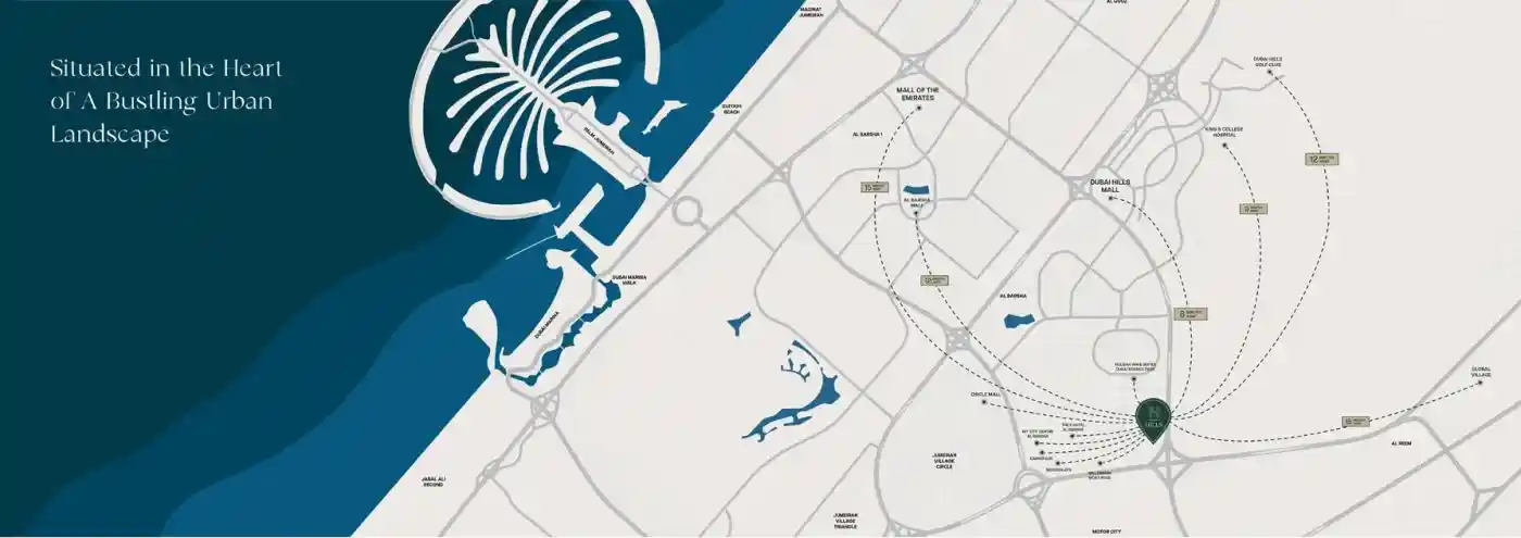 Master Plan of Binghatti Hillcrest
