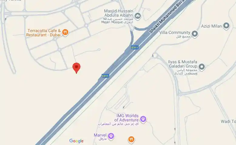 Location of Binghatti Titania