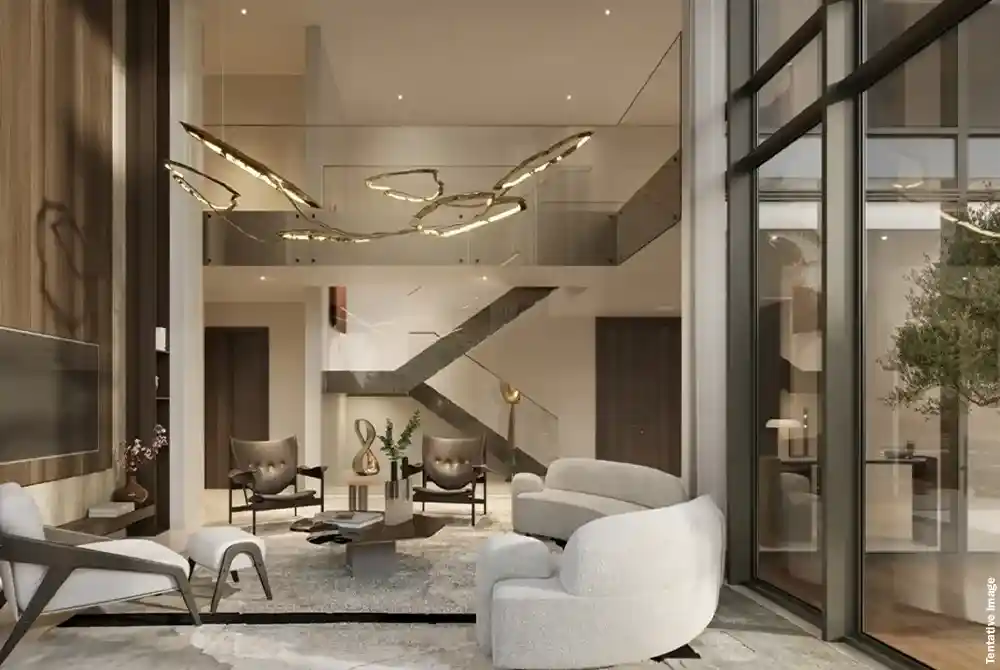 Elaris Sky living room