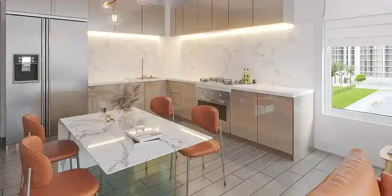 Azizi Riviera 55 Kitchen and Dining