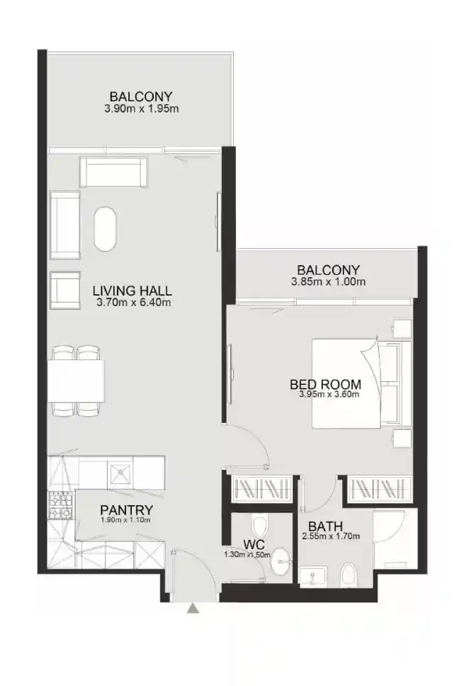 1 Bedroom	