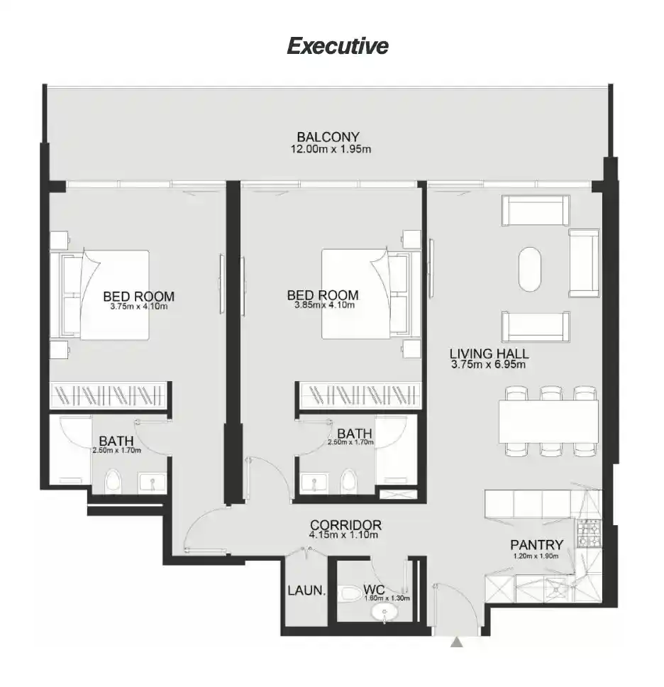 2 Bedroom	