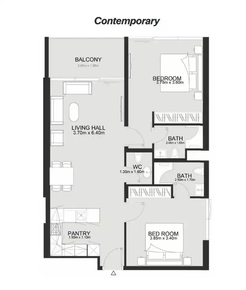 2 Bedroom	