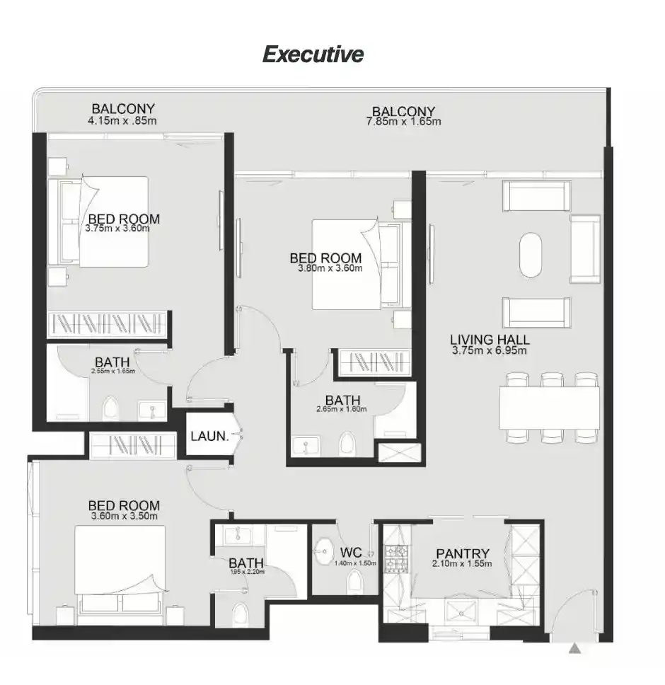 3 Bedroom	