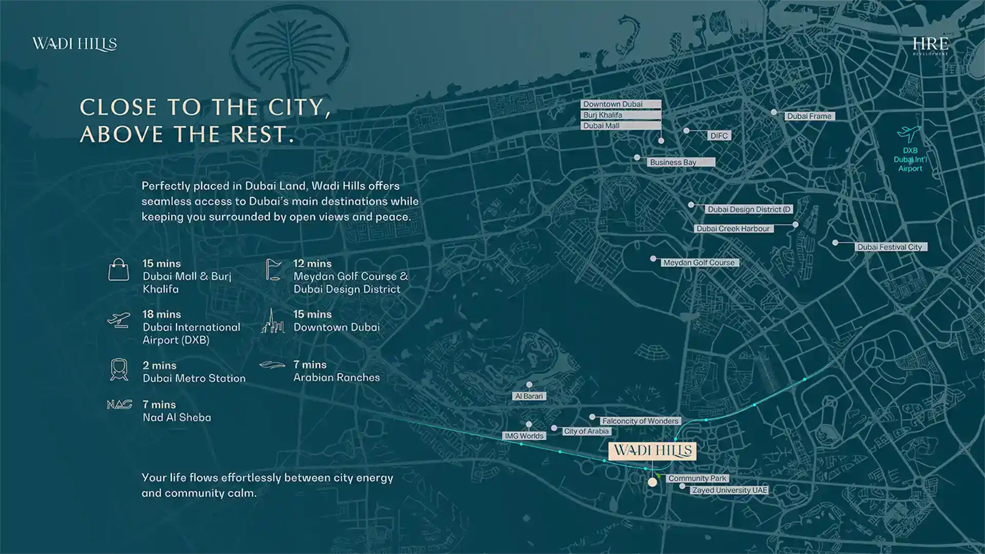 Location of Wadi Hills